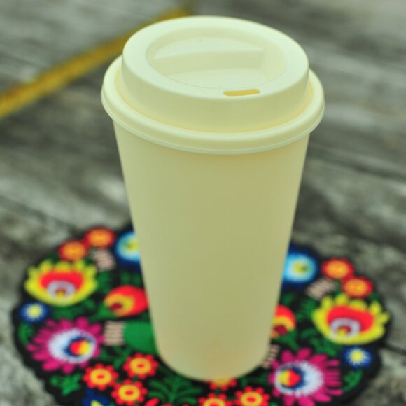 Sip Back And Relax Reusable Coffee Take out Cup Dishwasher Safe - Picture 2 of 7